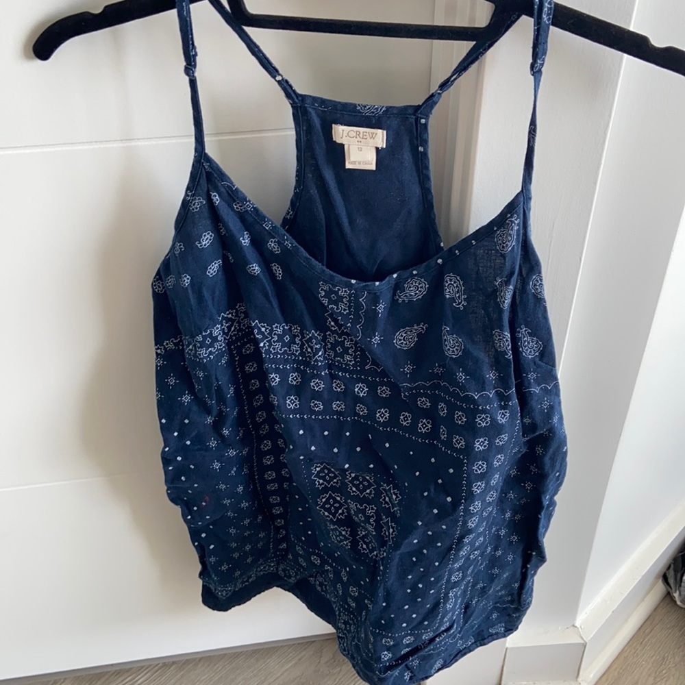 J Crew blue size 12 Tshirt